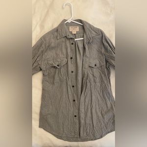 Filson light grey flannel shirt. Size S.